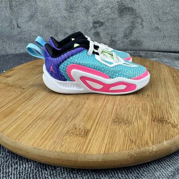 Jordan Tatum 2 Shoes Toddler Size 7C Blue Pink Purple Nike Sneakers FV0174-400 - Picture 1 of 8